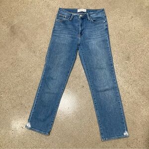 JUST BLACK DENIM Women's Straight Leg Blue Jeans